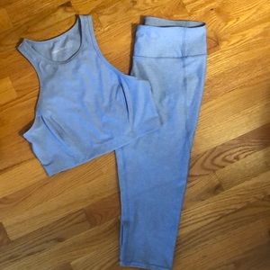 Outdoor Voices Cropped Leggings & Bra SET
